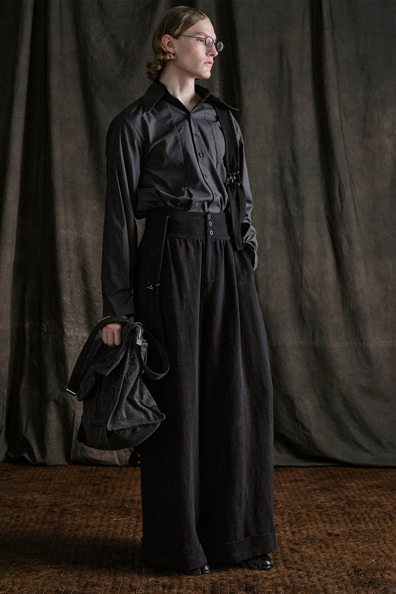 ILNya Nieternite Nifutur Buttoned High-Waist Wide-Leg Overalls