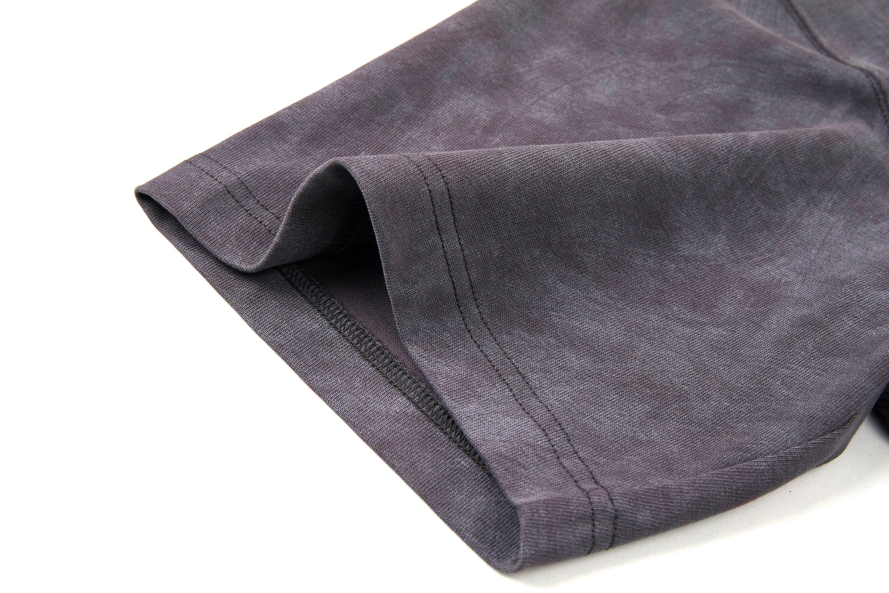 ORGANIC EMOTION Scratch Spliced Washed T-Shirt