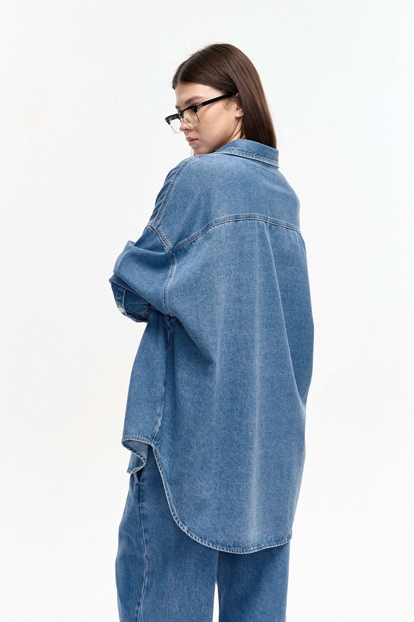 LEONSENSE Classical Tencel Denim Shirts
