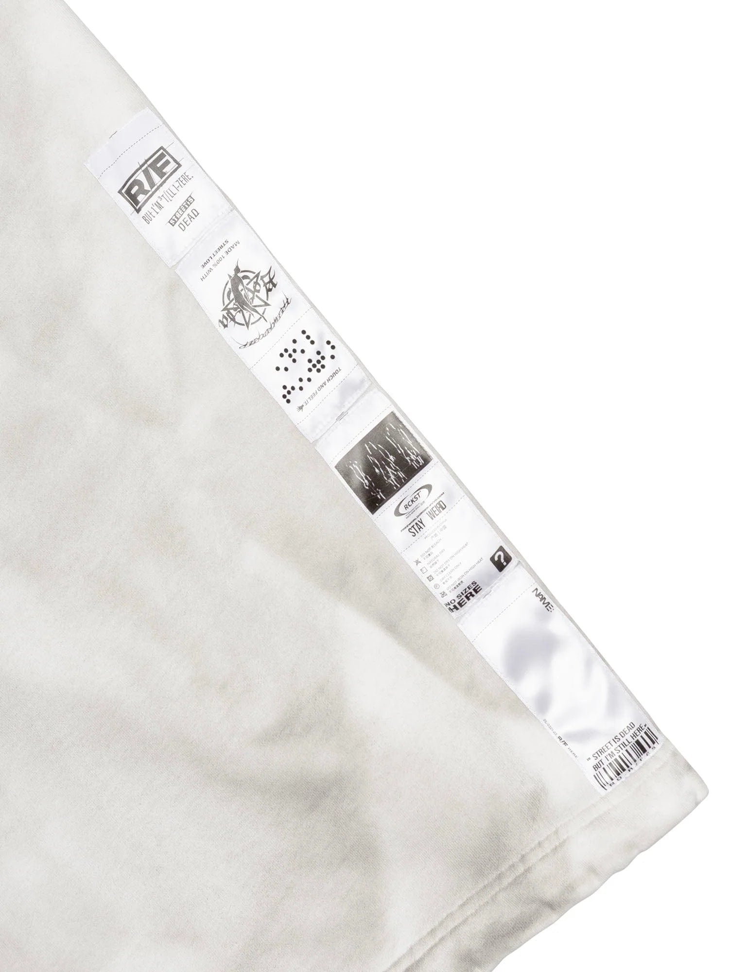 FVVO Distressed Embroidered Drawstring Sweatpants