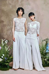 OIPWORD Middle-Pleated Oversized Trousers