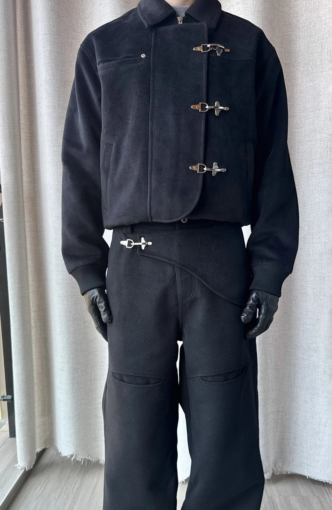 ESAIAS Harness-Lock Wool-Blend Jacket