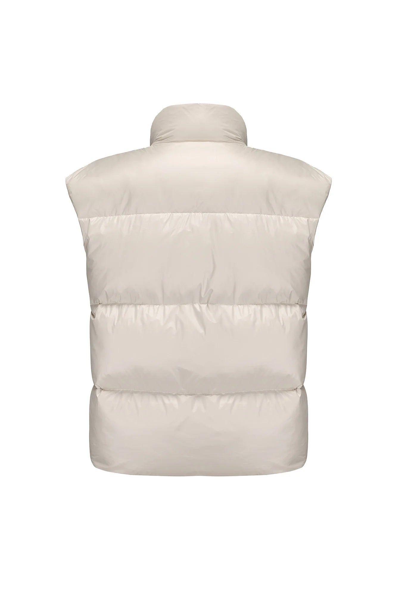 VANN VALRENCE Plain Duck Down Oversized Puffer Vest