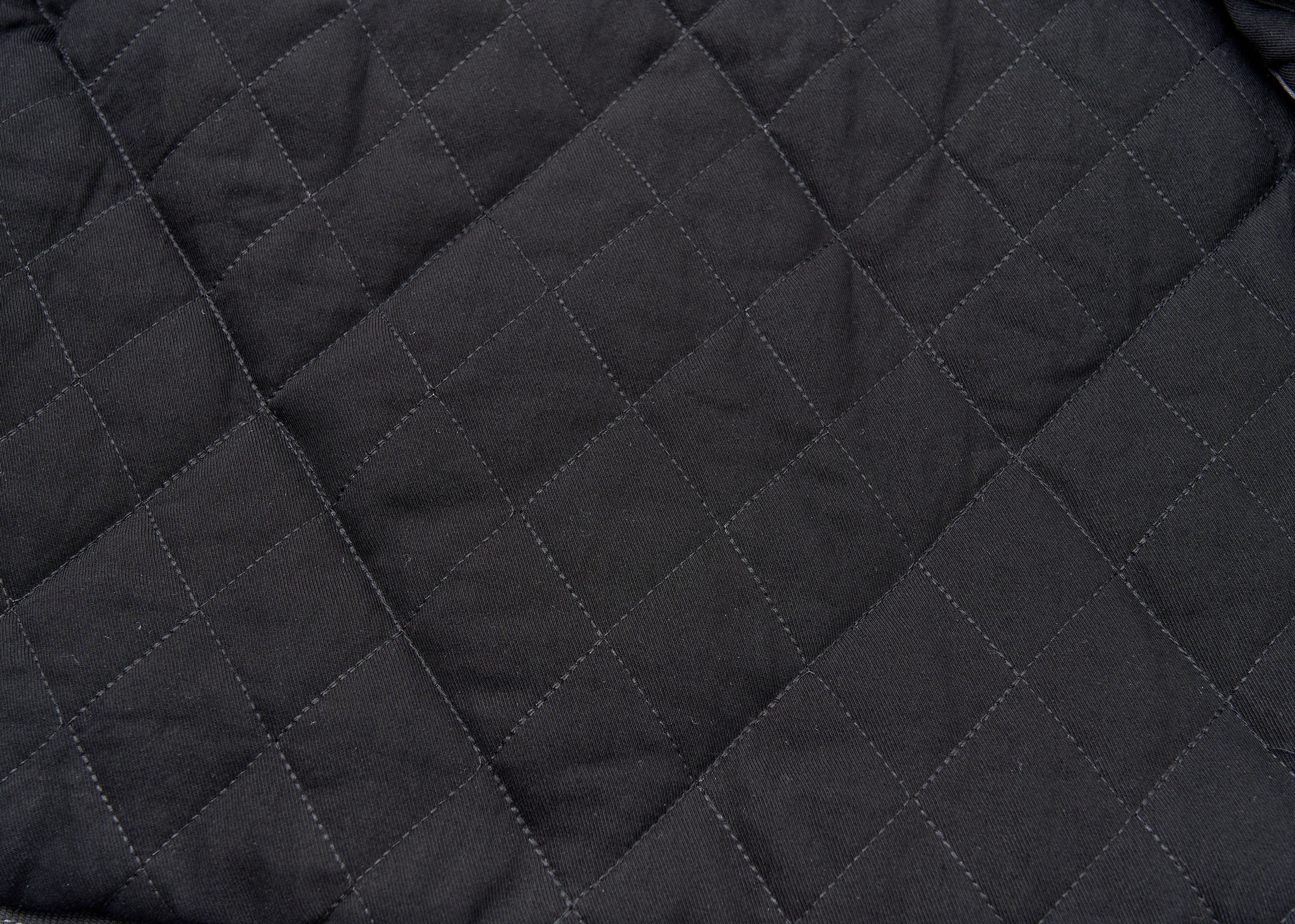 SAVAGEGROWTHWORLD Leather Collar Utility Puffer Jacket