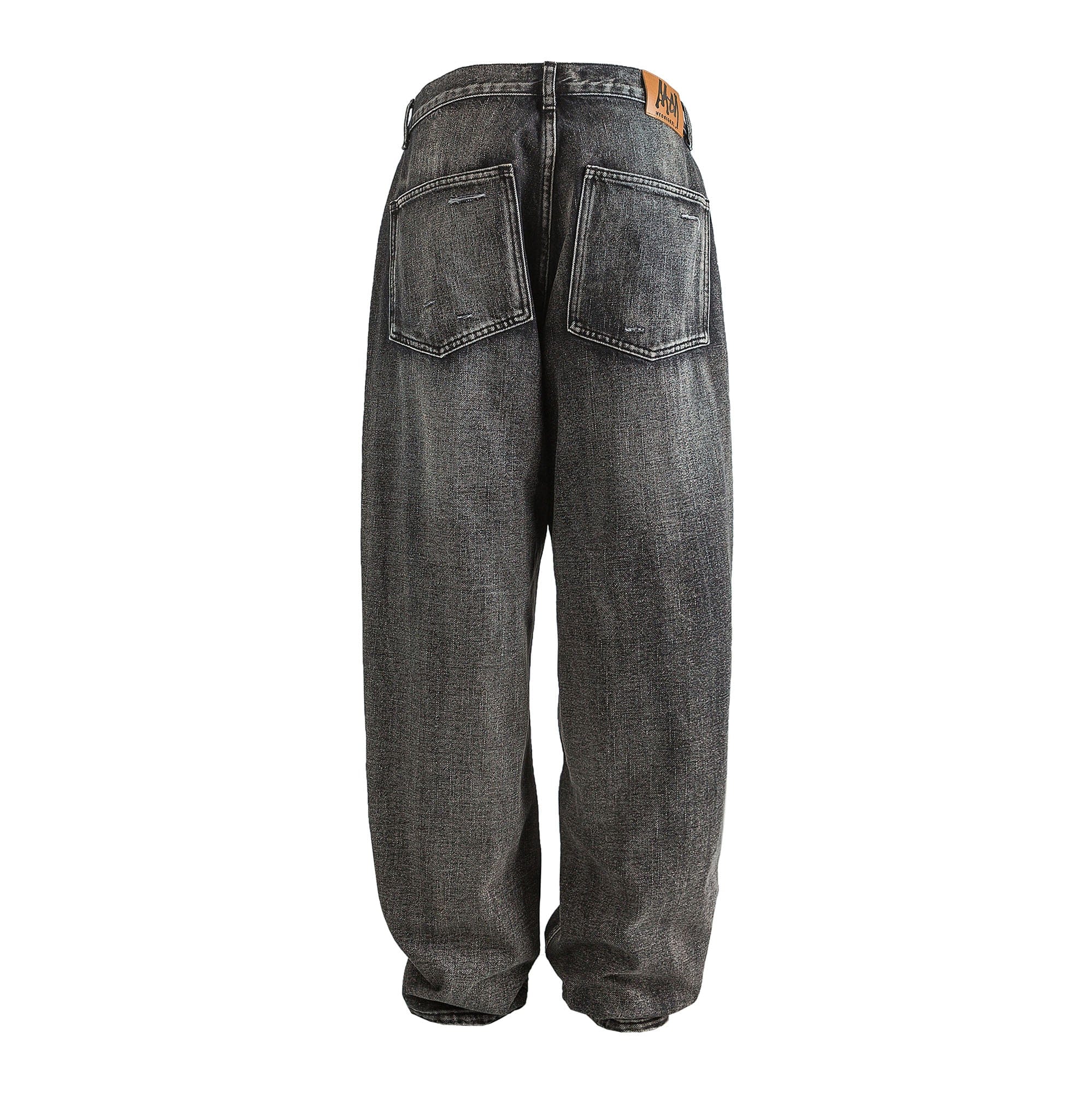 ME DA IGUAL Ripped Distressed Washed Straight-Leg Jeans