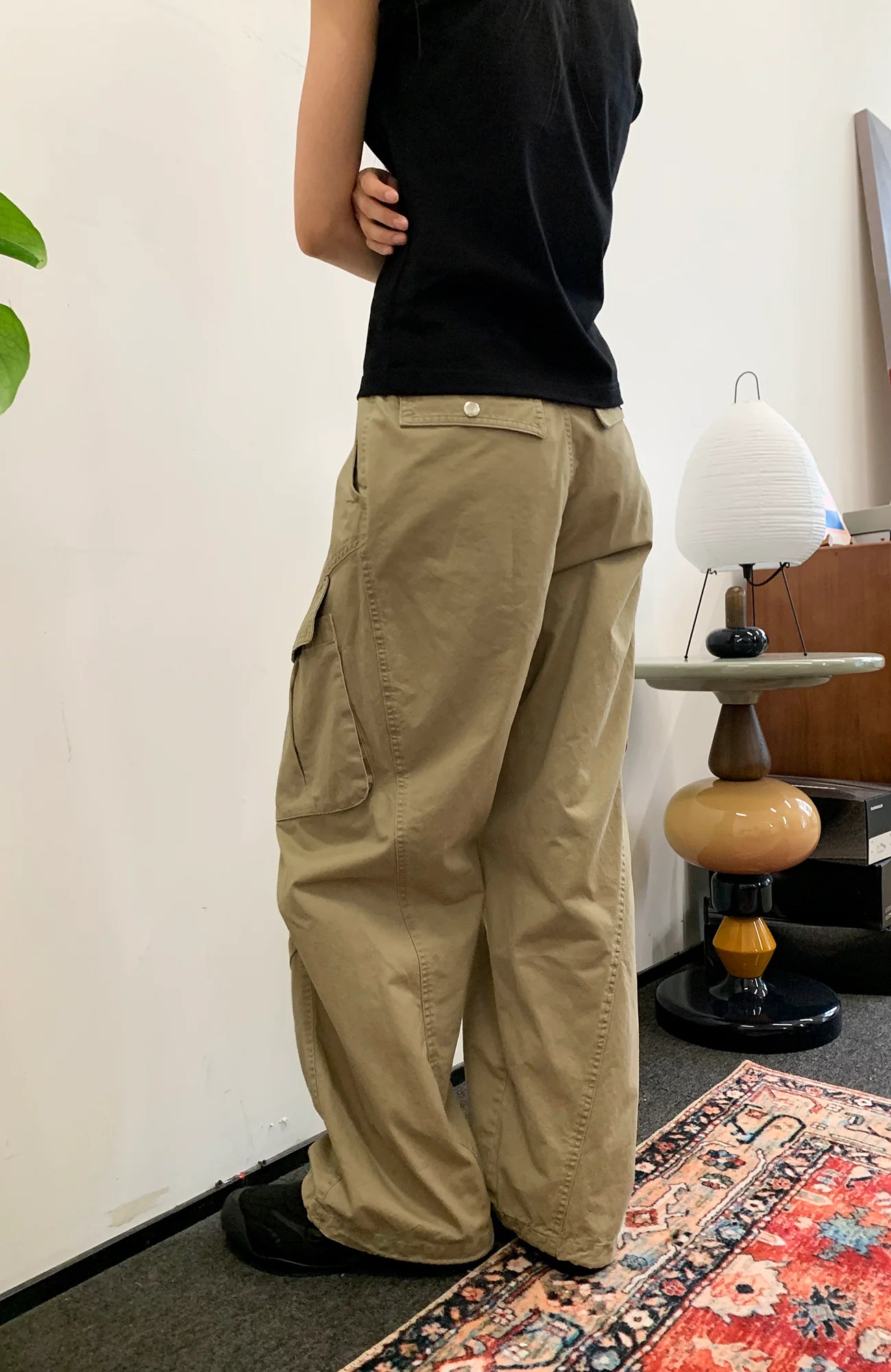 ROARINGWILD A ARCH Classic Utility Parachute Pants
