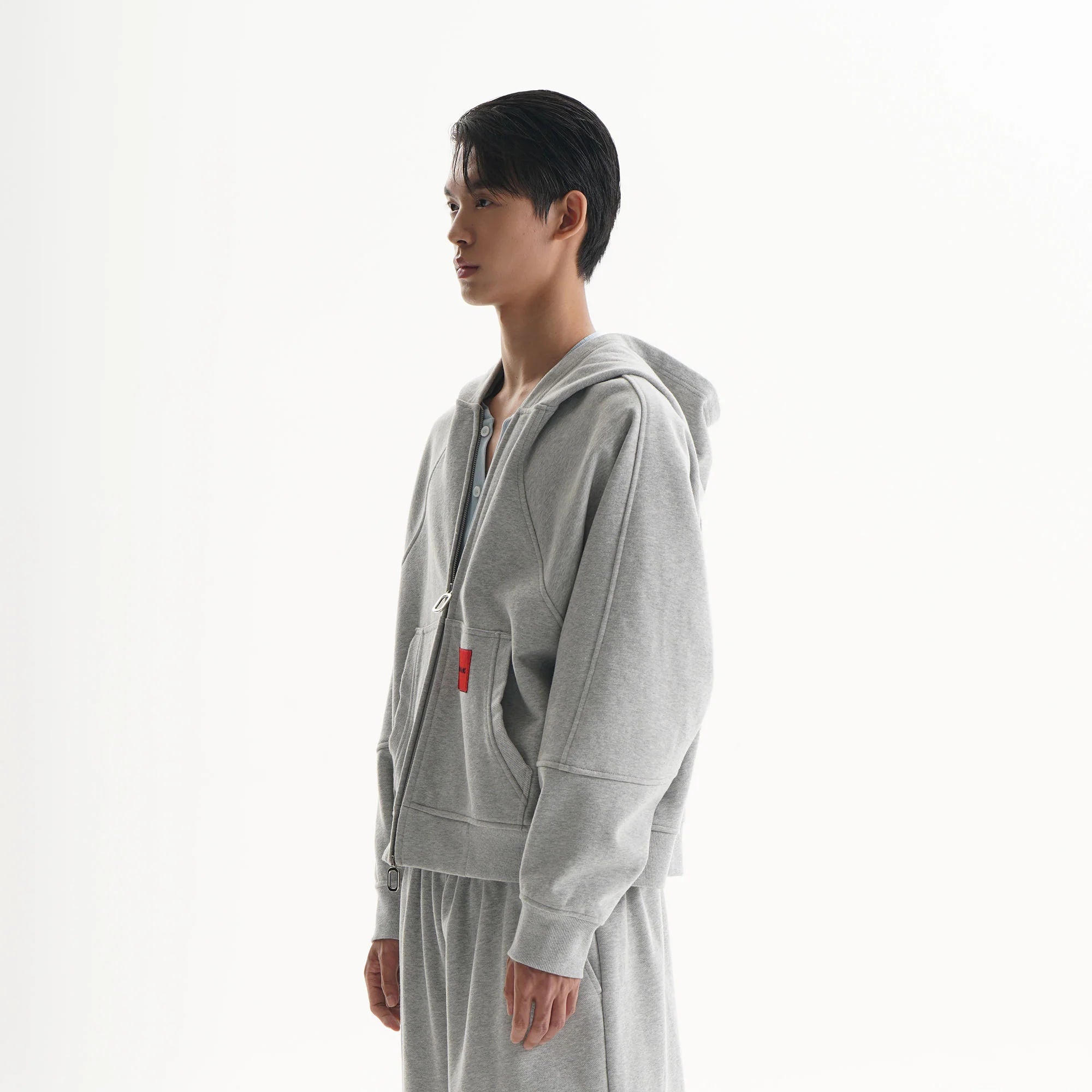 ORAL UTOPIA Fleece-Lined Raglan Hooded Jacket