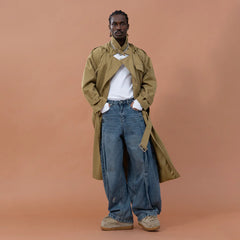 CLP Utility Belted Hooded Trench Coat