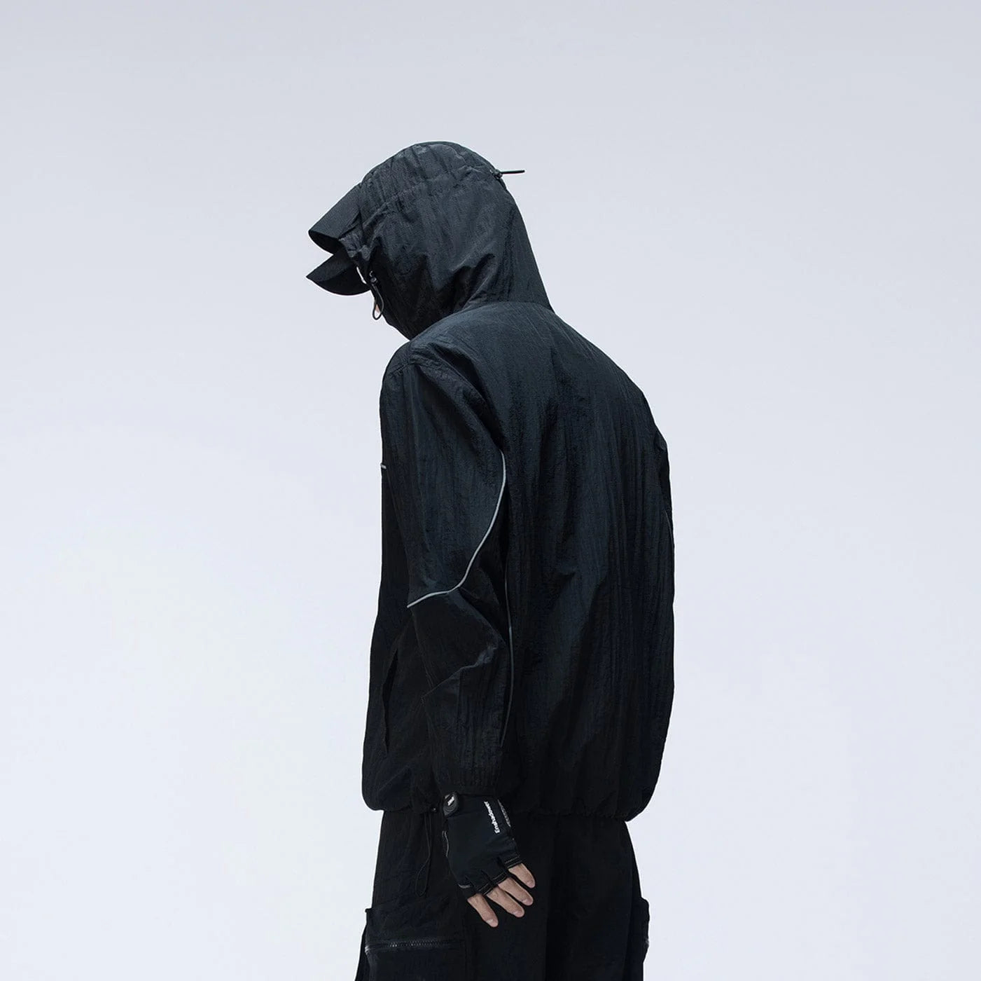 ENSHADOWER Reflective Stripes UV-Protection Crinkled Jacket