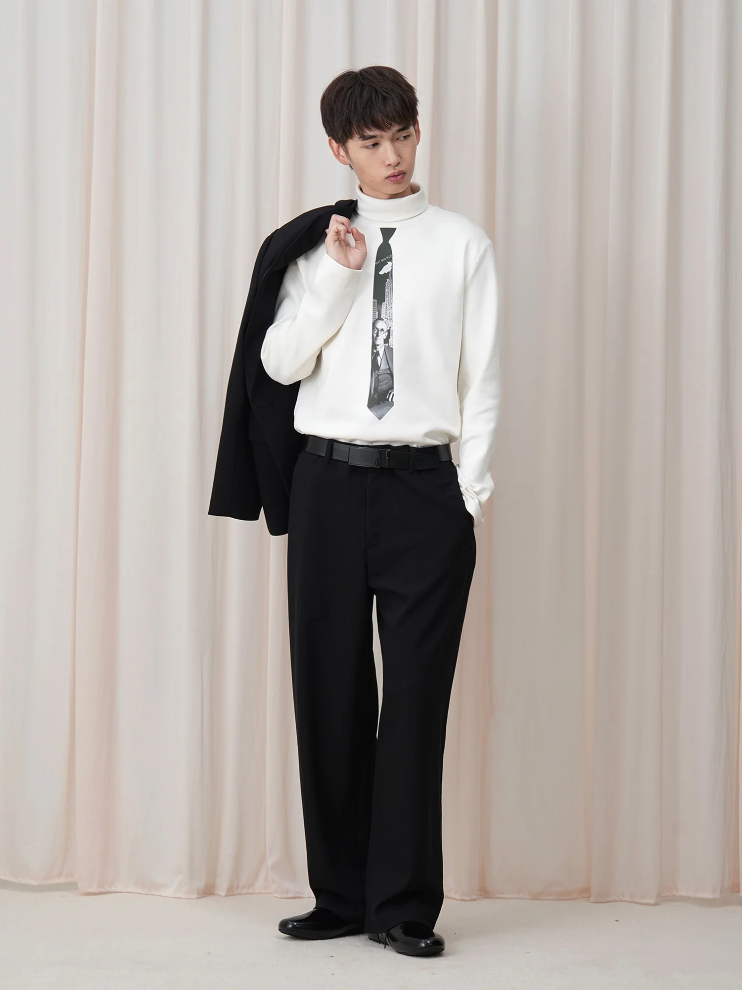 OUYANG WENJUN Minimal Wide-Leg Trousers