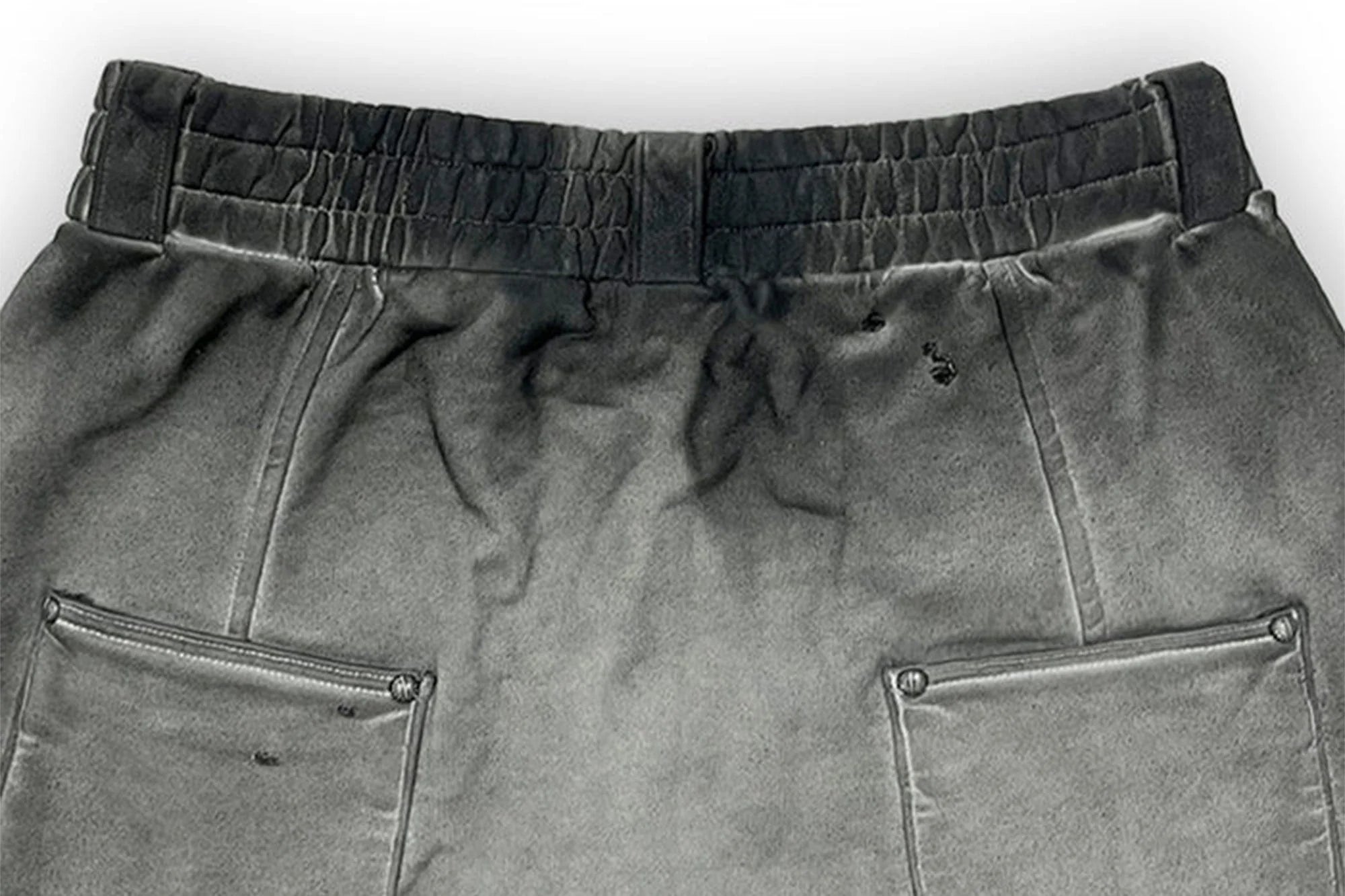 TECNINEGROUP Middle-Panel Washed Drop-Crotch Sweatpants