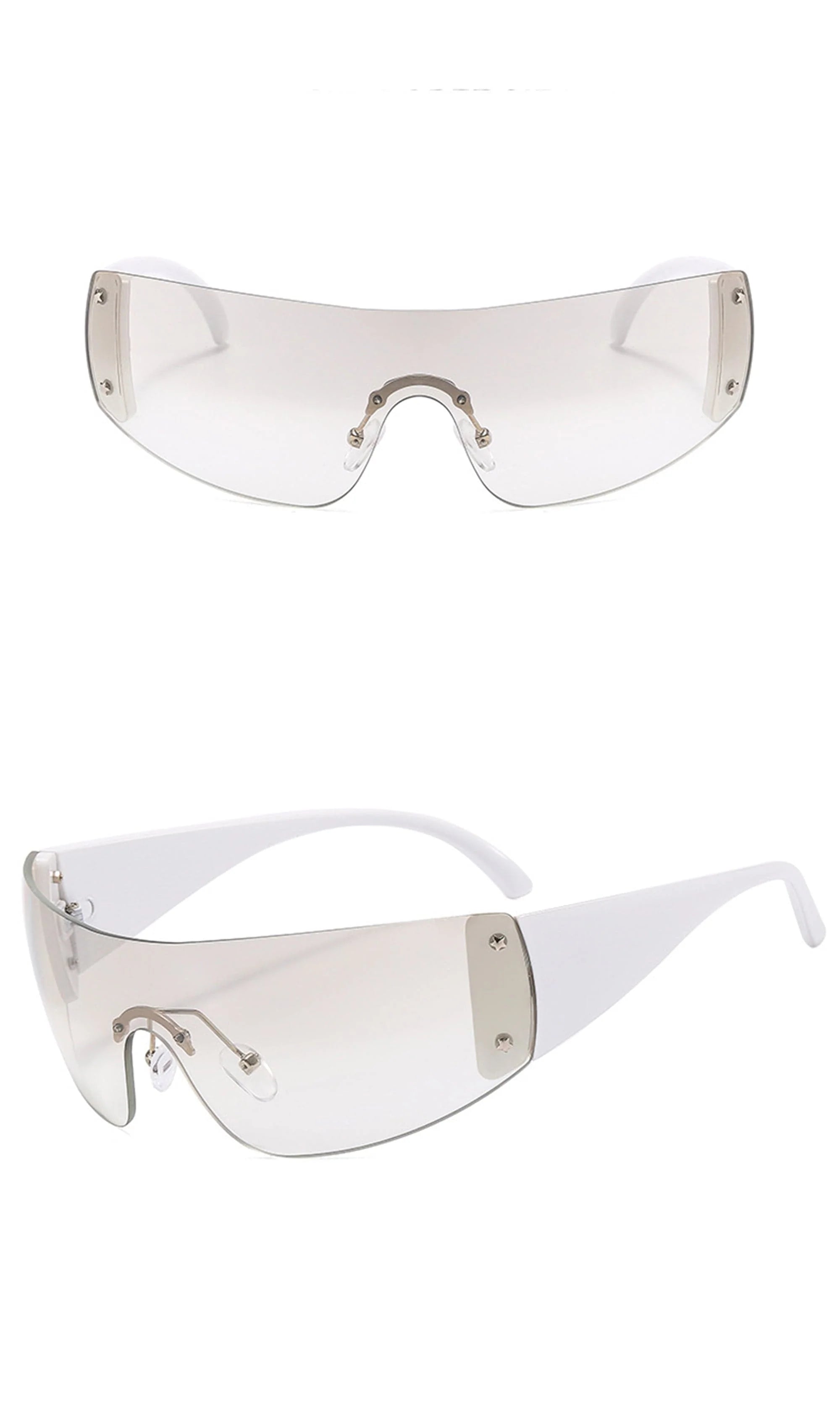 DAMAGE ASIA OPTICALS Frameless One-Piece Sunglasses