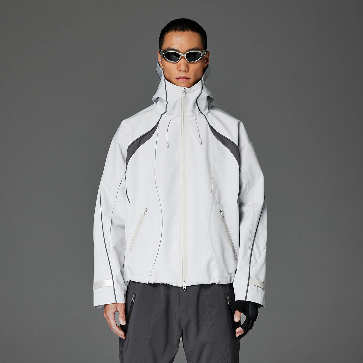 CATSSTAC Stormline Contrast Panel Zip Jacket