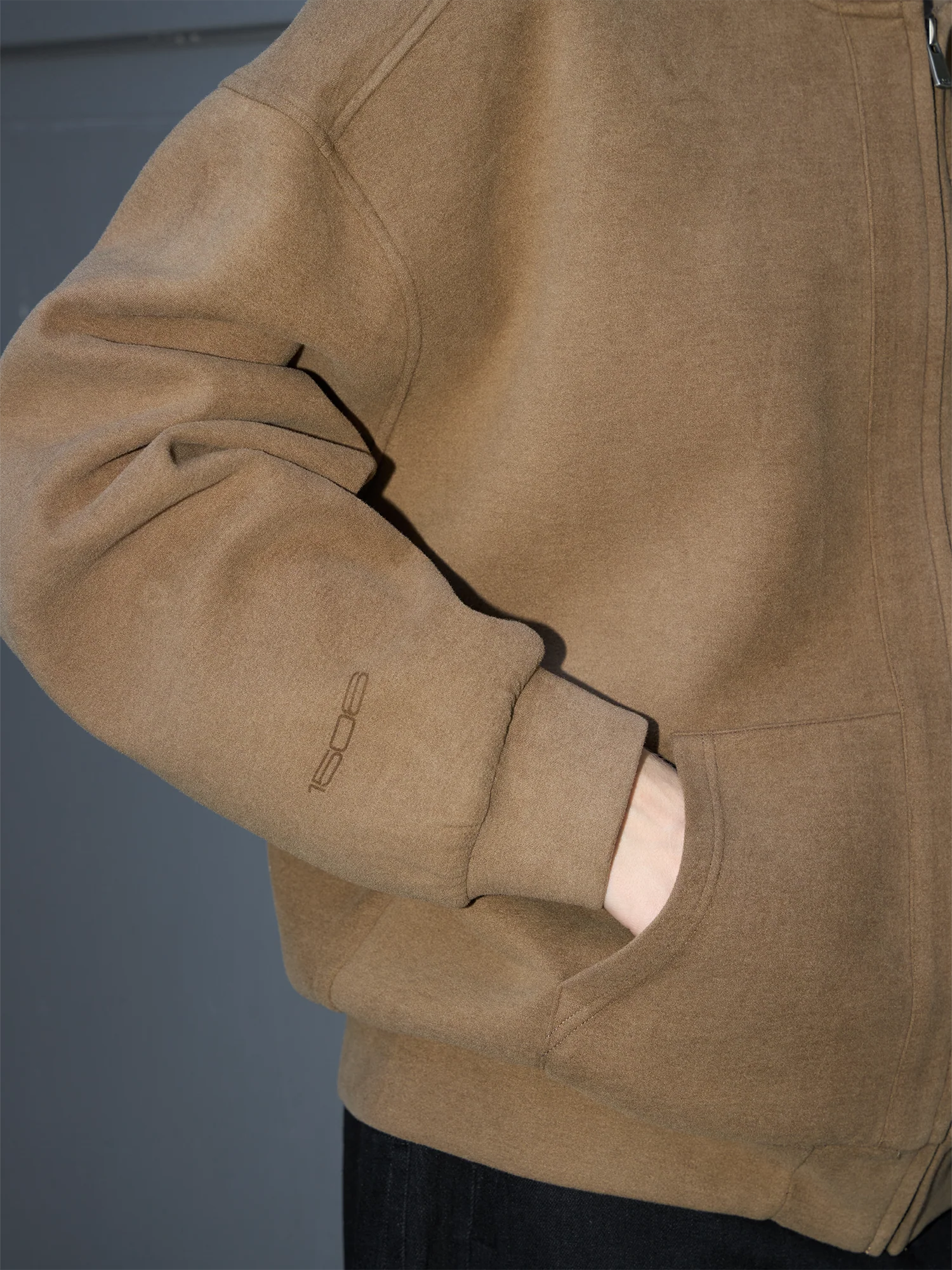 LABELROOM Washed Plush-Touch Hooded Jacket