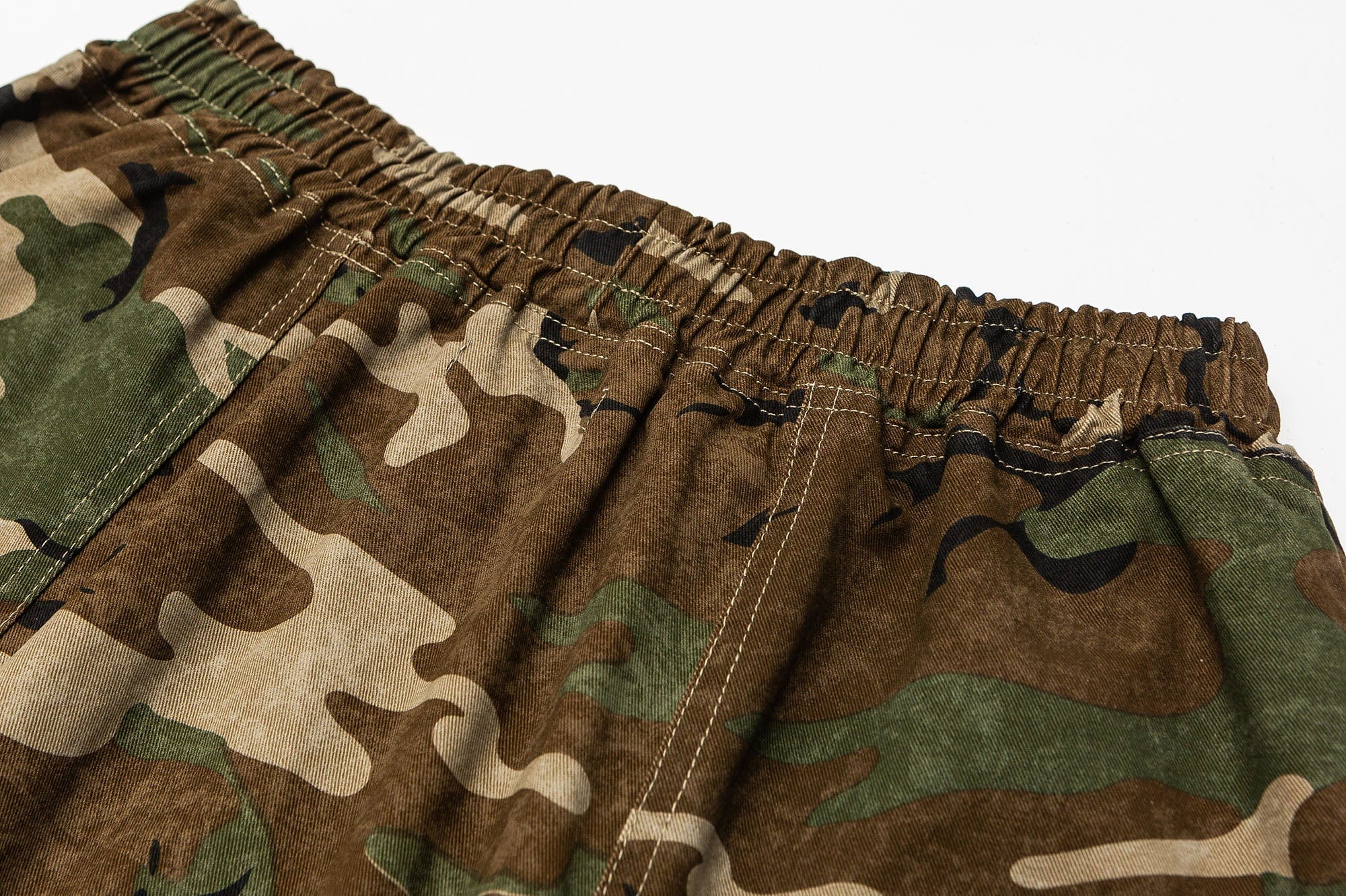 ME DA IGUAL Utility Camo Drawstring Shorts