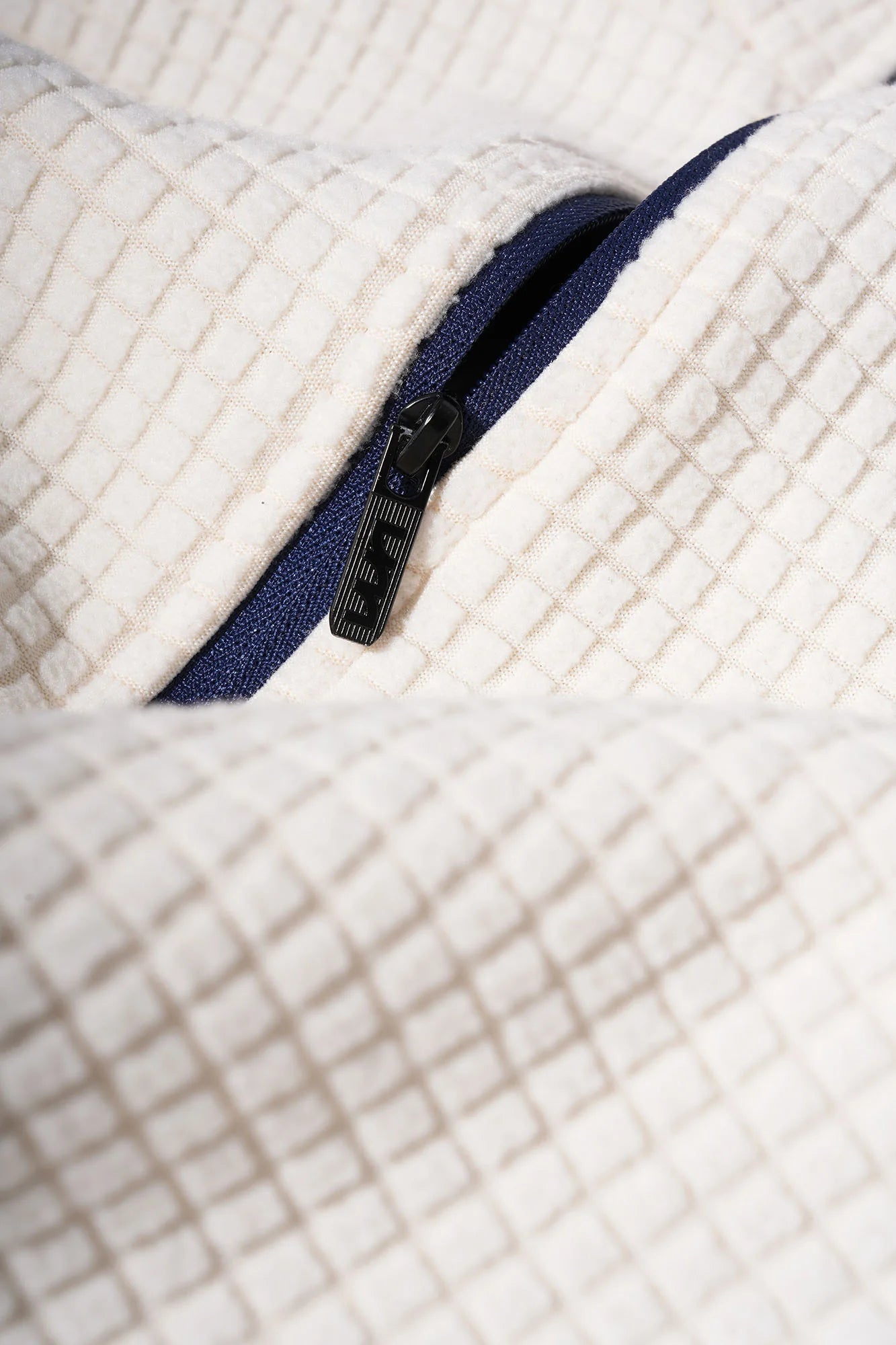 UMAMIISM Waffle Embroidered Fleece-Lined Jacket