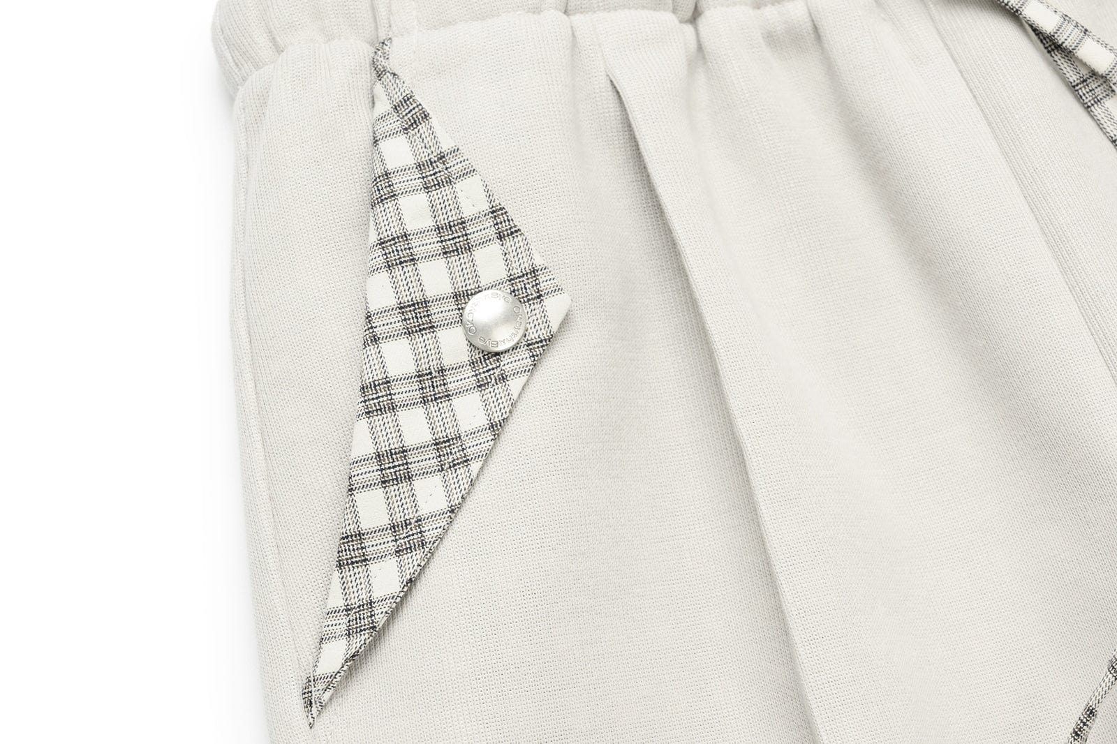 OKAYTHXBYE Plaid Layered Waist Drawstring Sweatpants