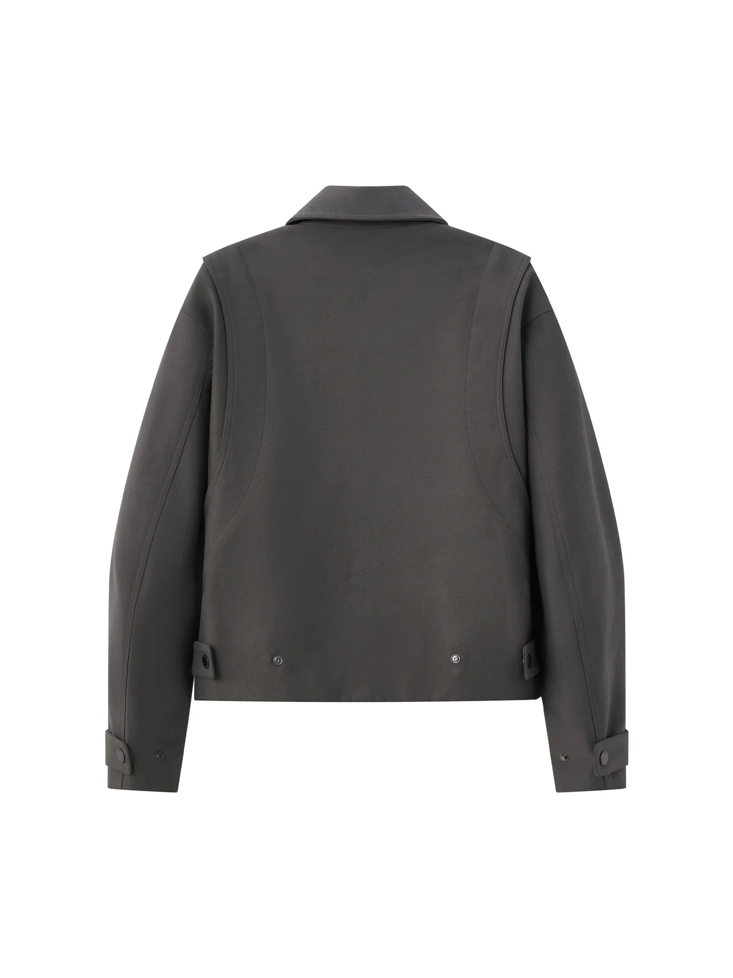 OPICLOTH Essential Structured Layered Double-Zip Jacket