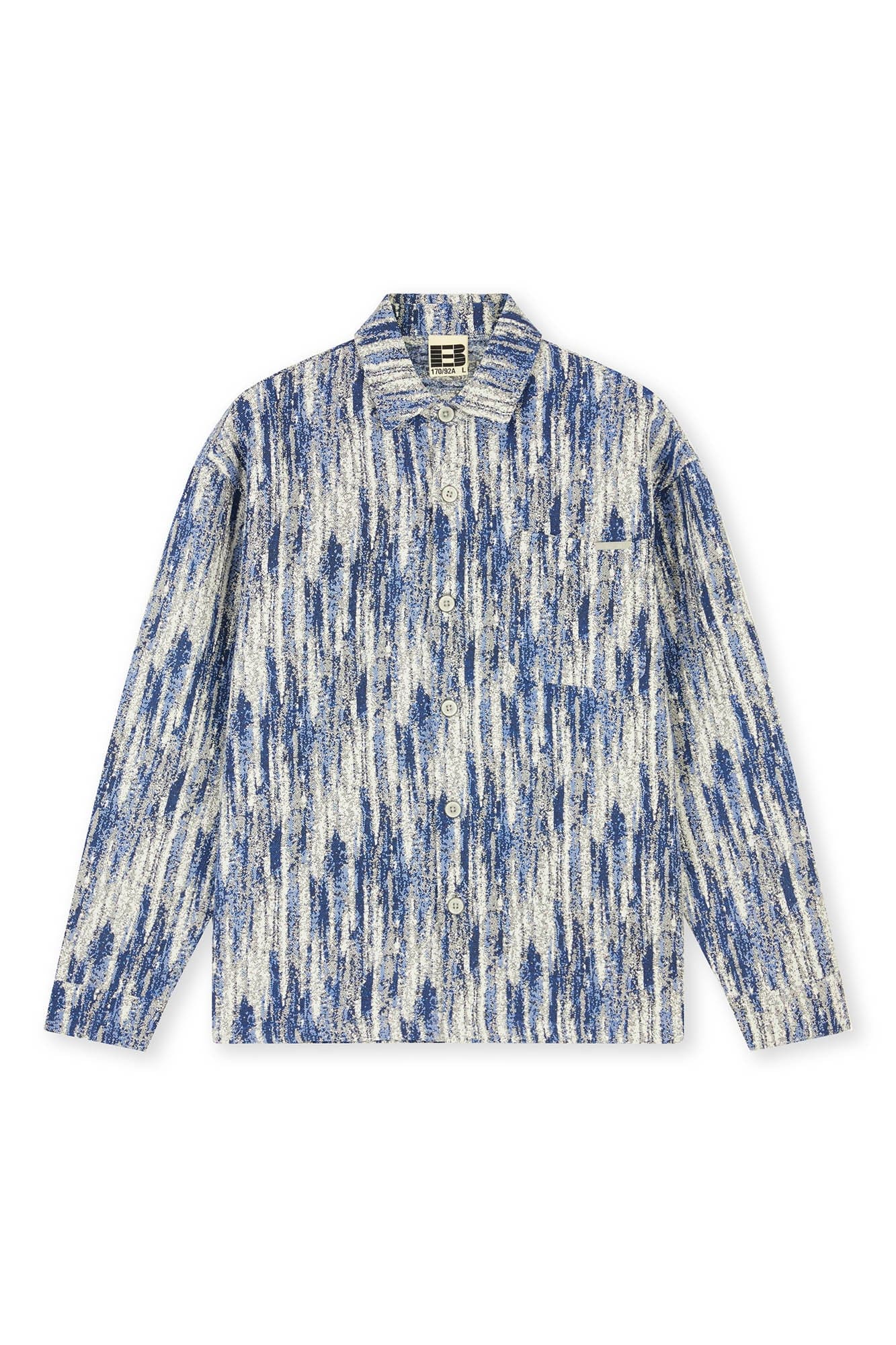 BONELESS Jacquard Button-Up Utility Jacket