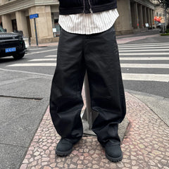 STEEPC Waxed Baggy Jeans