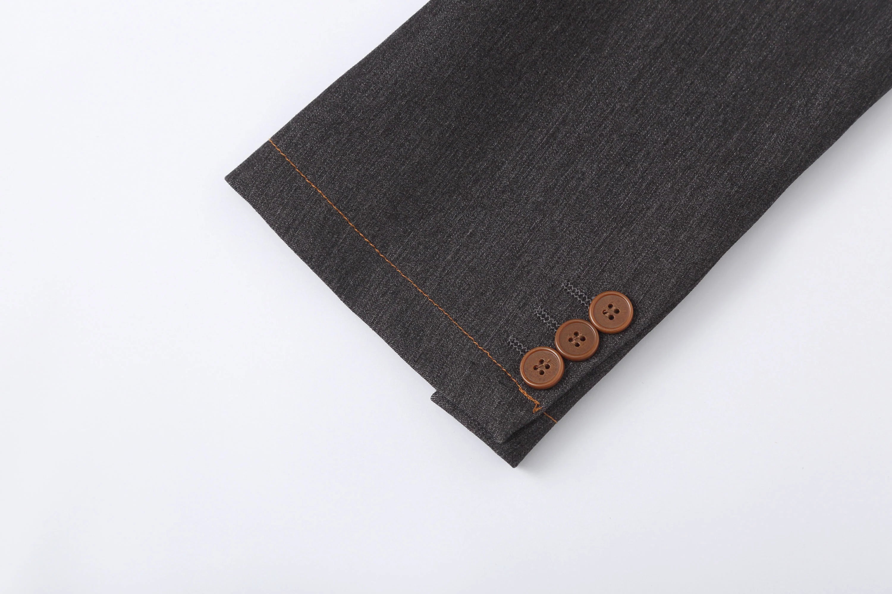 CLP Retro Padded Shoulder Raw Denim Blazer