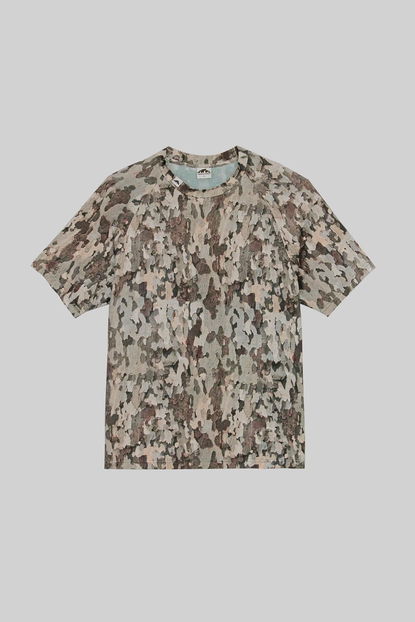 URBAN+FOREST Bark Camo Bamboo-Blend Tee