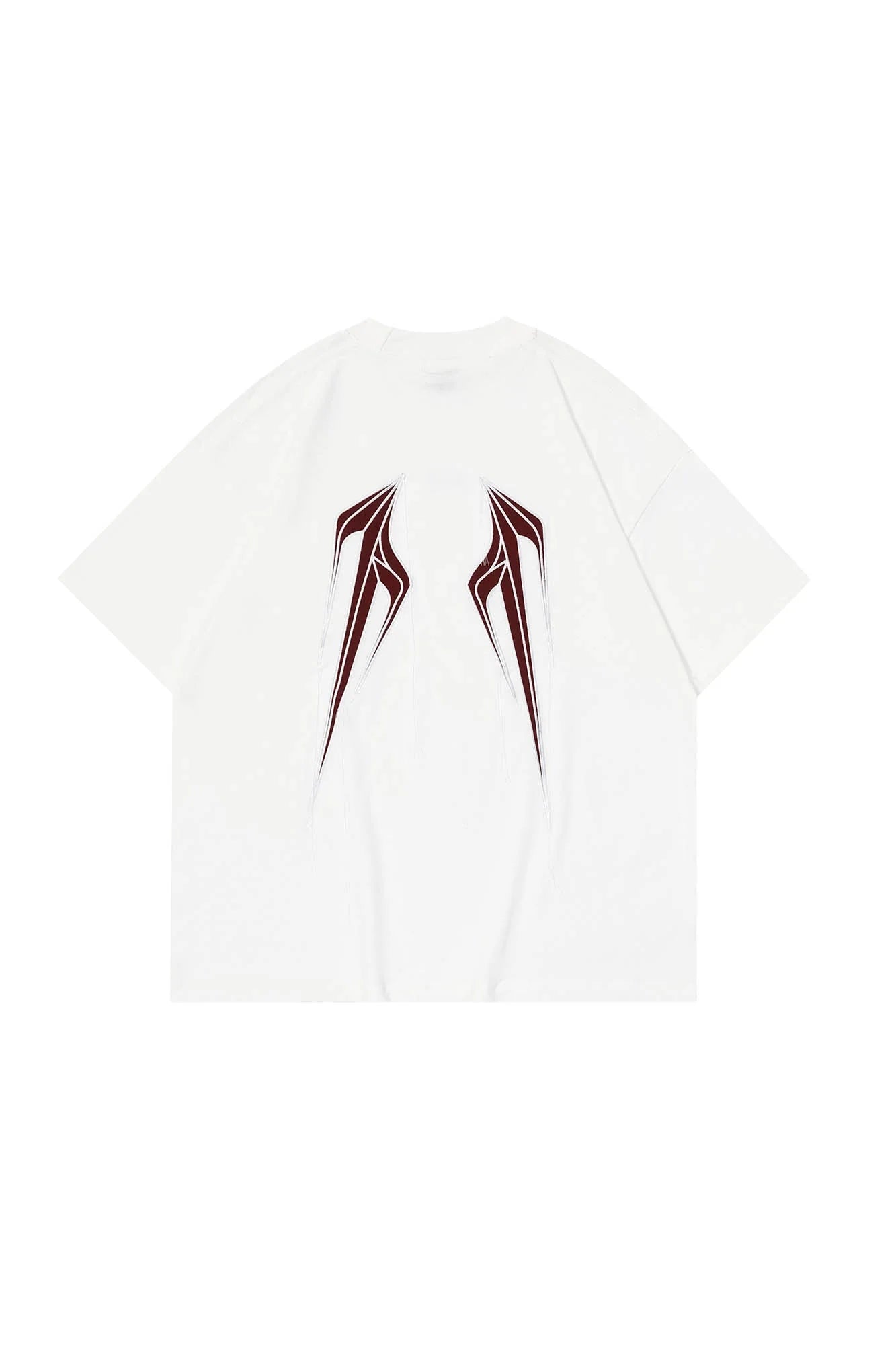 OVDY Wing Embroidered Patch Oversized T-Shirt