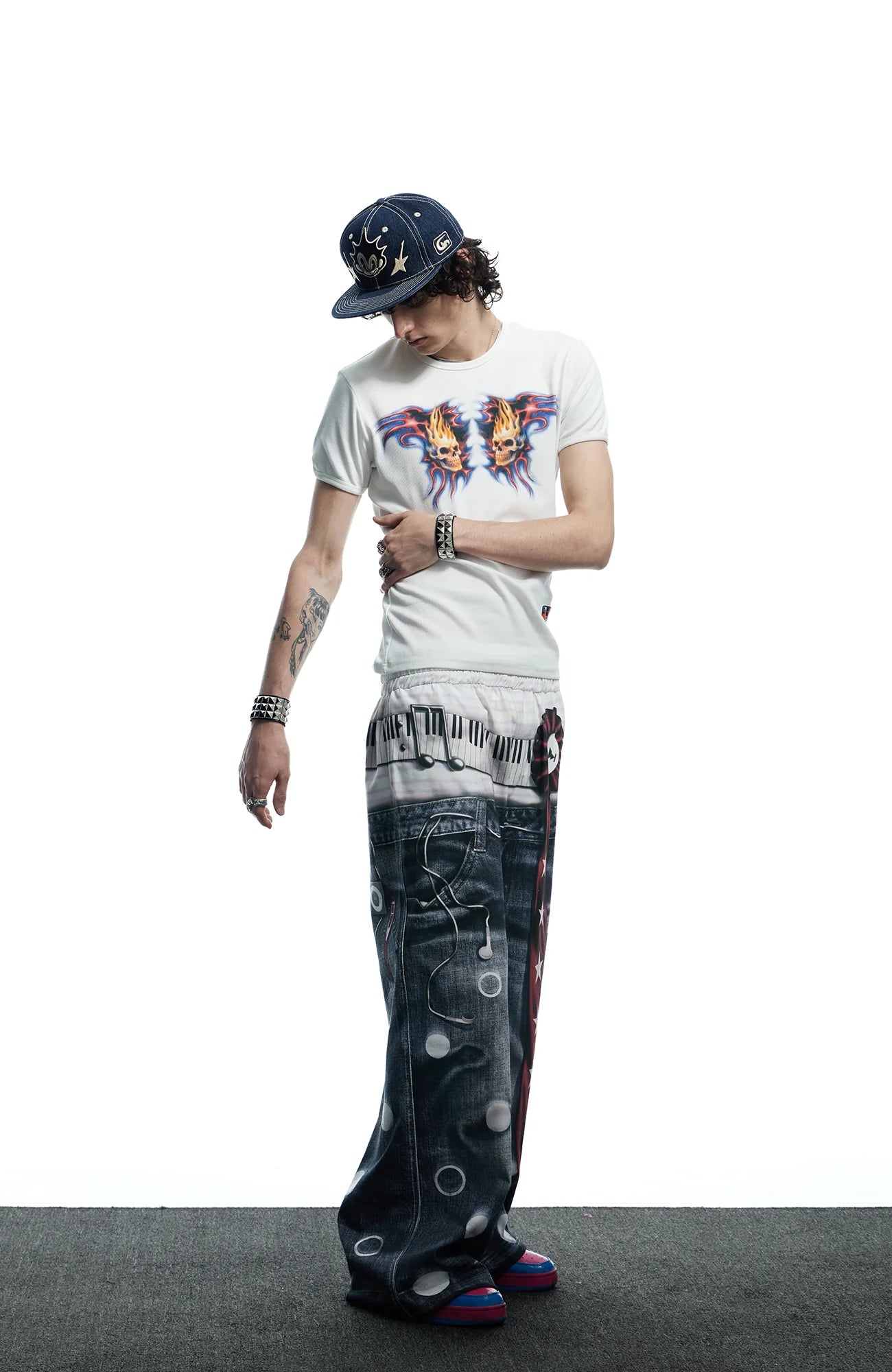 DND4DES Playful Print Baggy Trousers