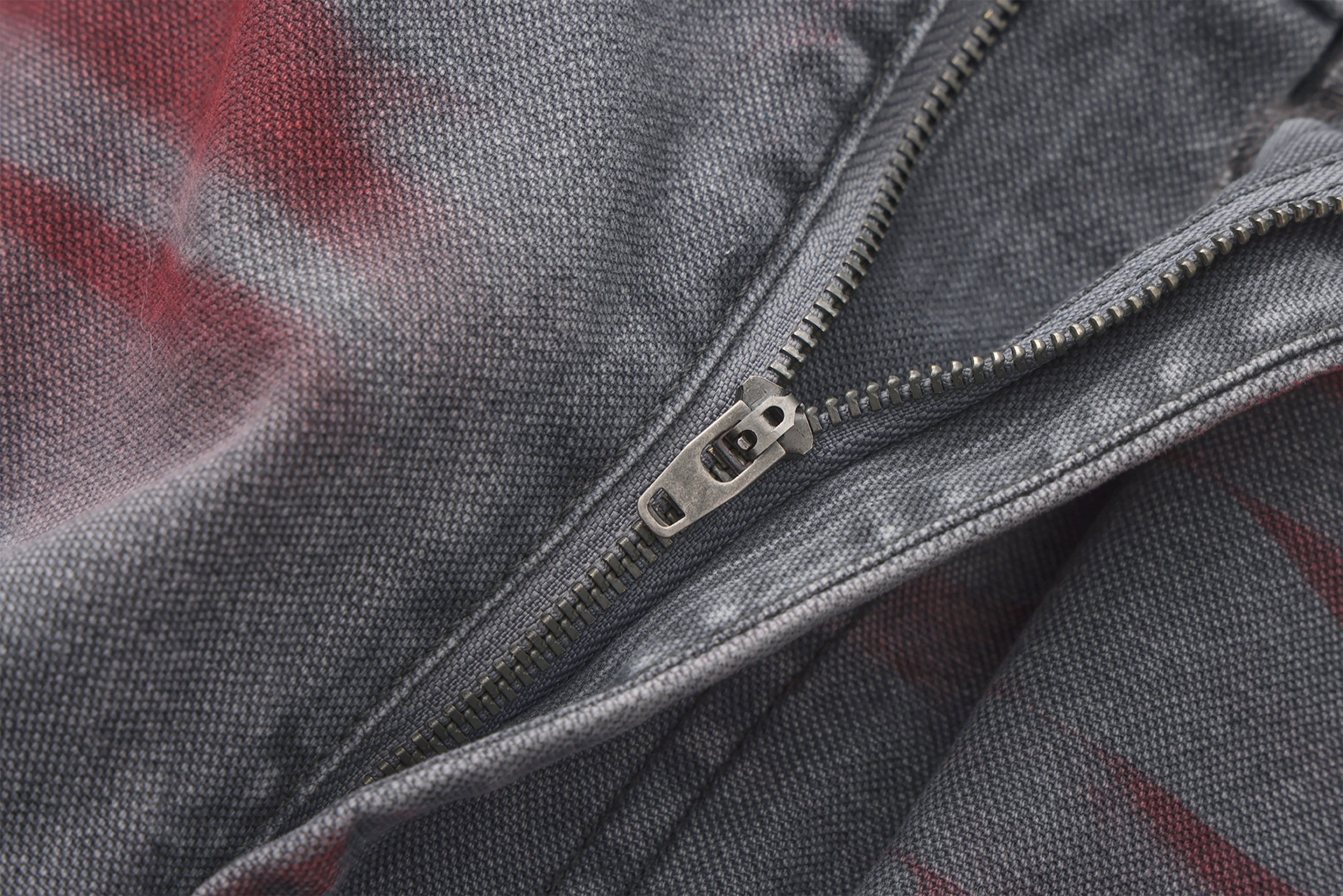 VANN VALRENCE Washed Distressed Multi-Pocket Utility Jeans