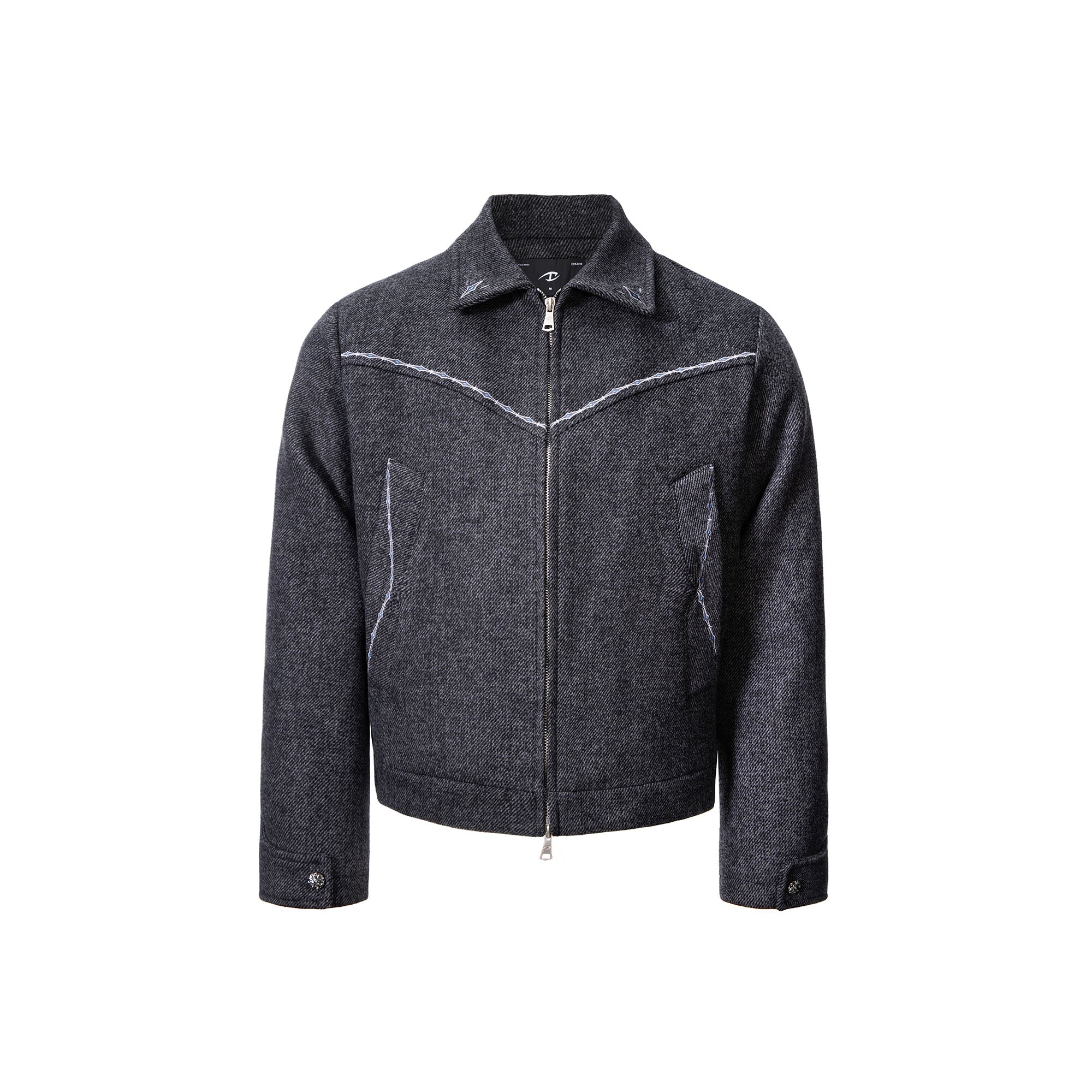 CATSSTAC Contrast-Stitched Wool-Blend Jacket
