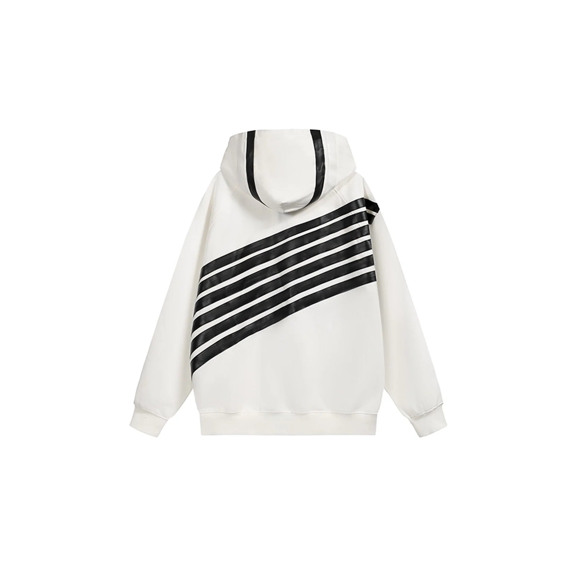 NOTHINGNESS WORLD Four-Stripe Zip-Up Hoodie