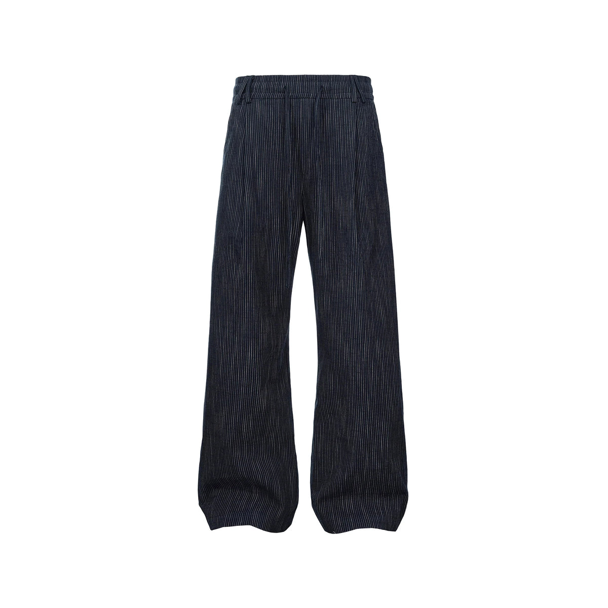 CATSSTAC Striped Double-Pleat Trousers