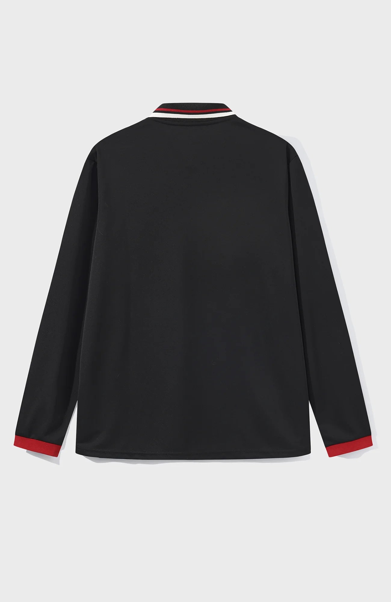 UMAMIISM Quick-Dry Striped Polo Long Sleeve Tee
