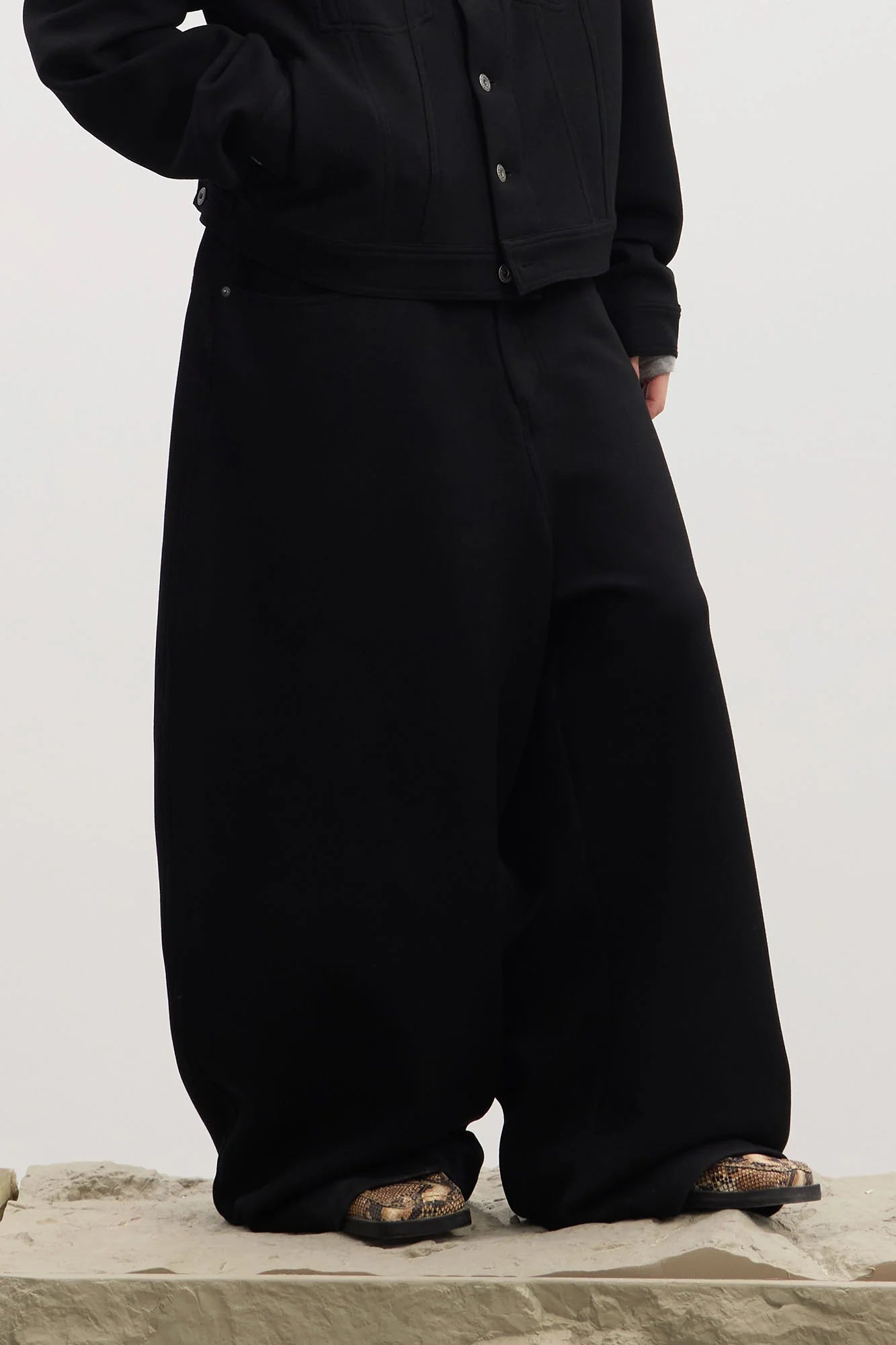 DND4DES Essential Wool-Blend Baggy Pants