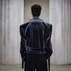 FACEONLAB Velvet Metal Epaulettes Jacket