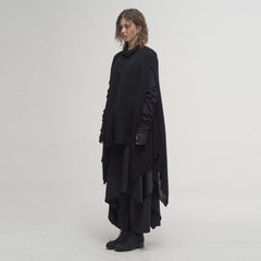 ILNya Nieternite Nifutur Convertible Drape Knit Cape