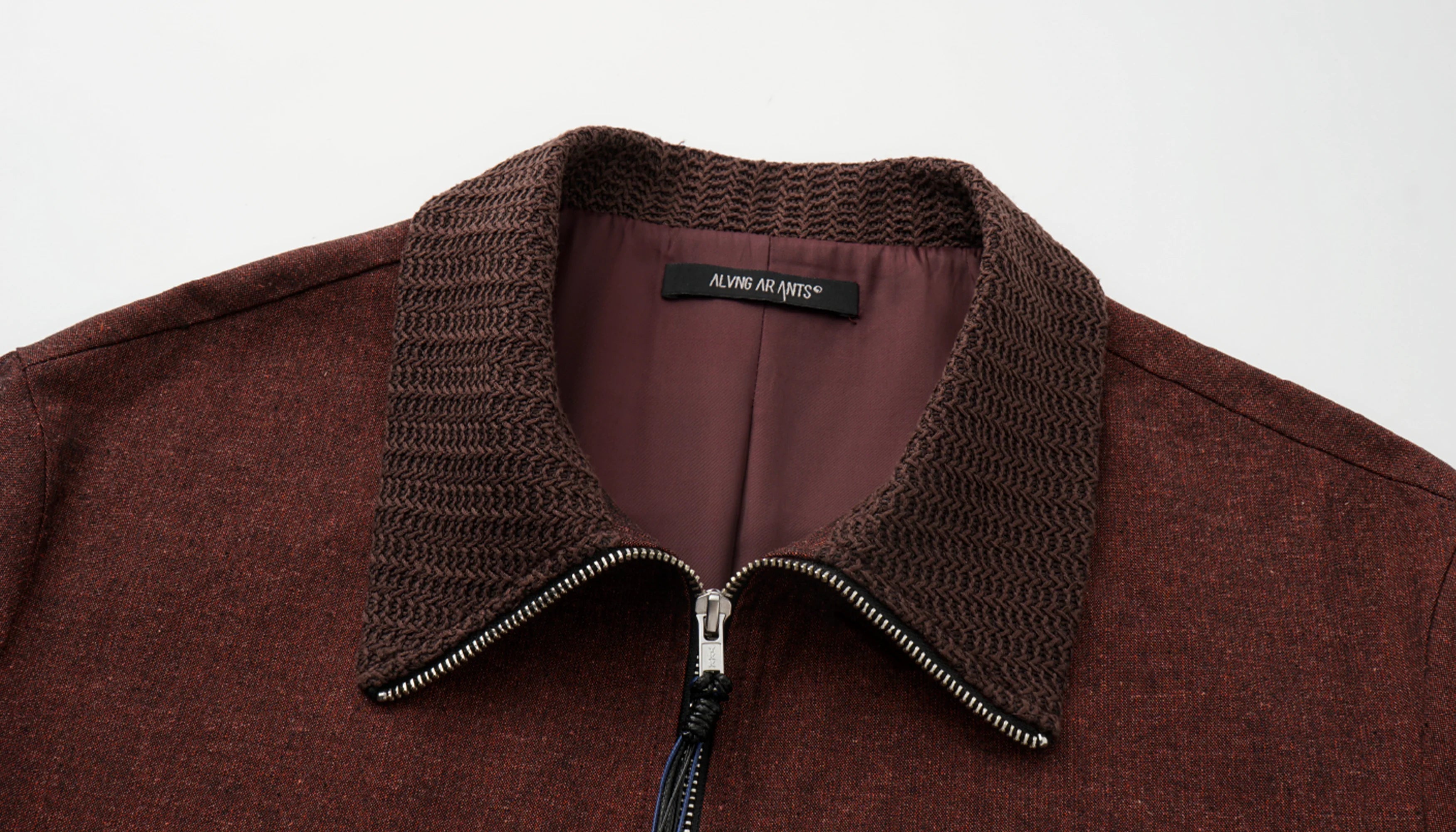 ALVNG AR ANTS Linen-Blend Draped-Belted Jacket