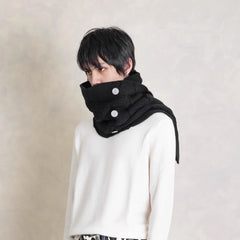 IN EXISTENCE Convertible Coin-Embellished Wool-Blend Scarf