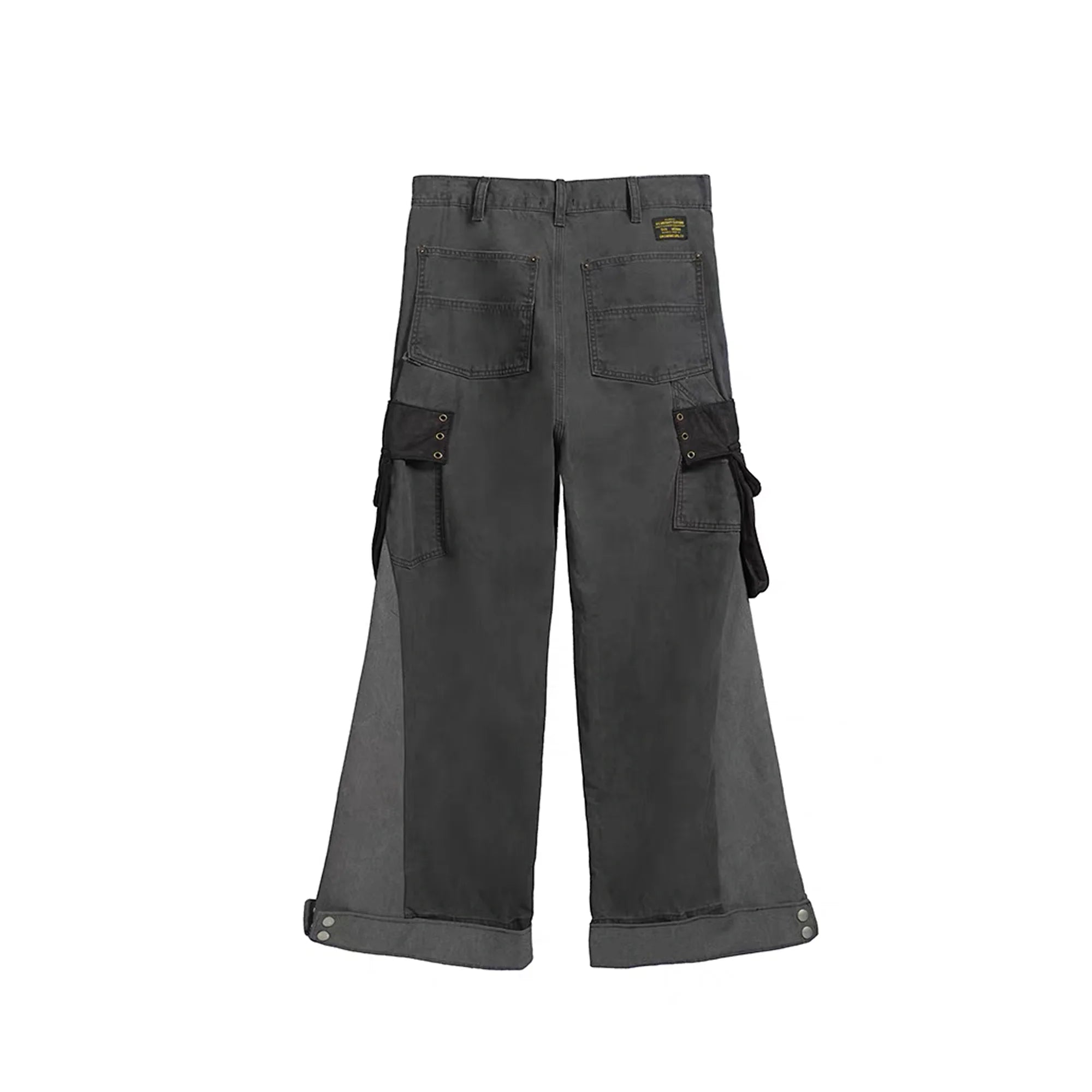 NOTHINGNESS WORLD Strap-On Pouch Utility Wide-Leg Pants
