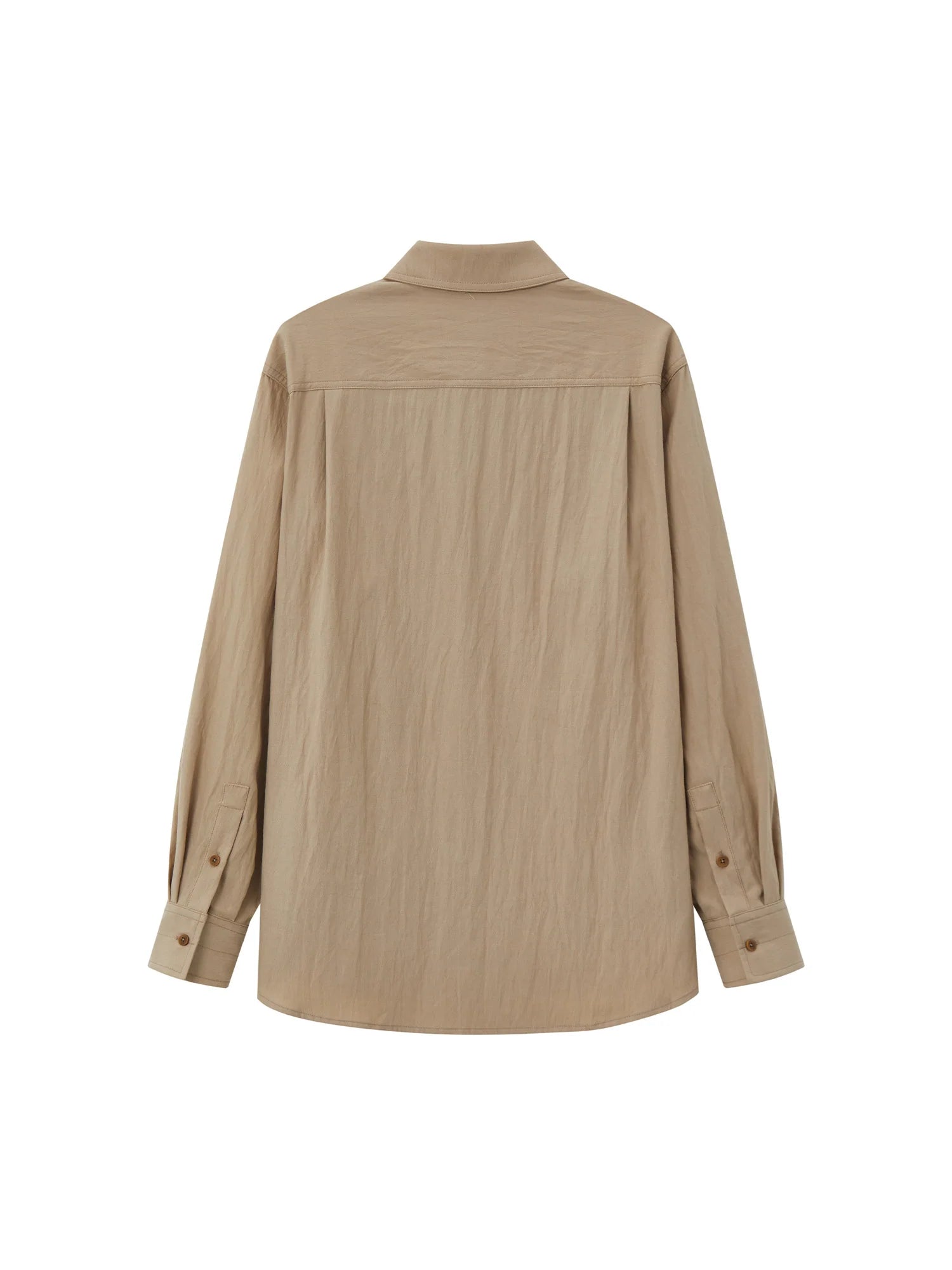OPICLOTH Minimal Stitch Tencel-Blend Shirt