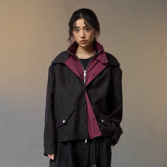 ALVNG AR ANTS Tech Contrast Split-Panel Hooded Jacket