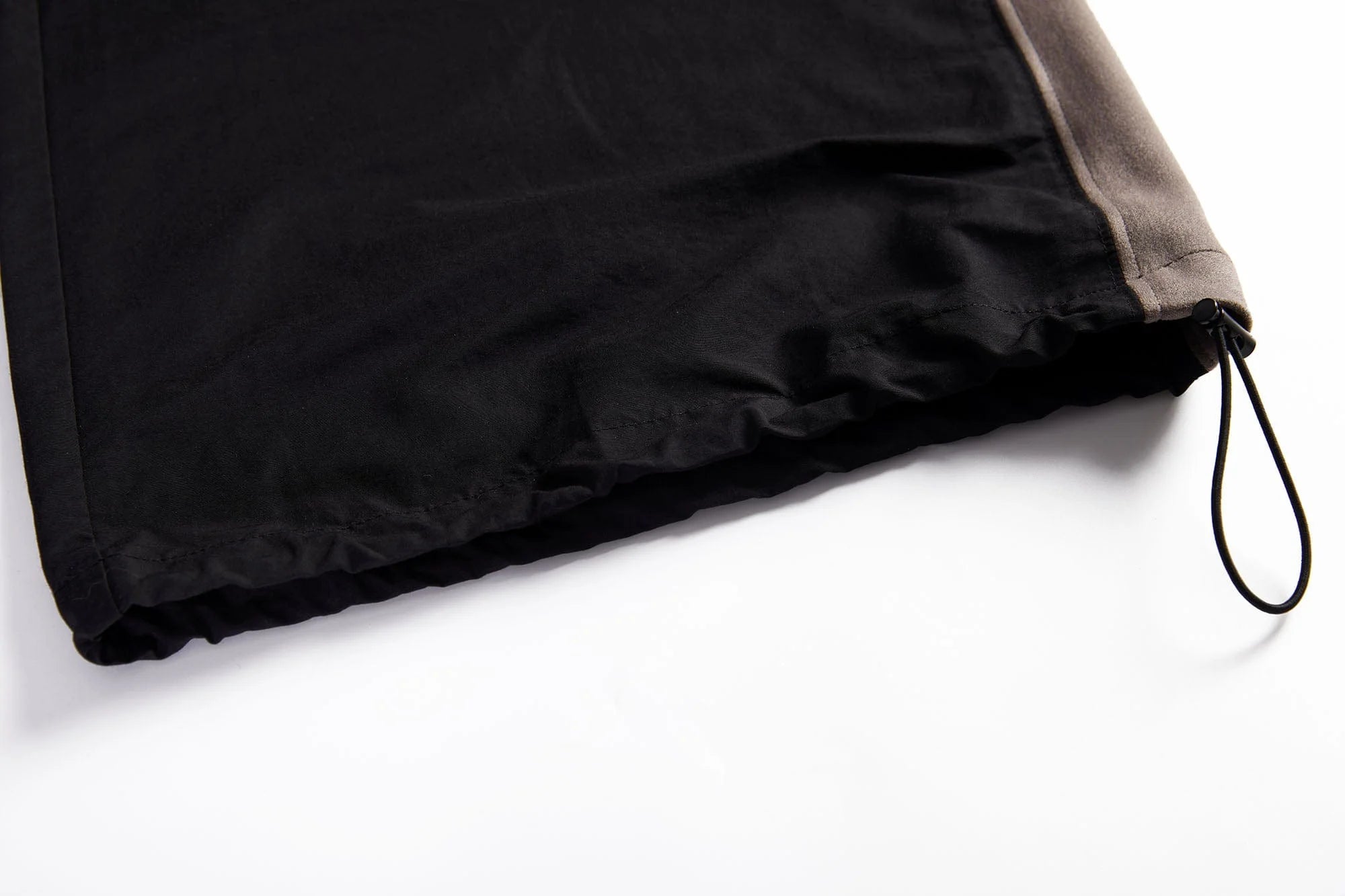 ERROR CODE ROBOT Diagonal Stripe Suede Track Pants