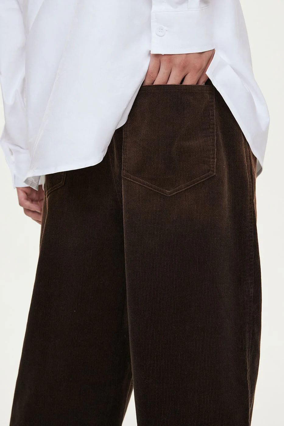 CONKLAB Creased Gradient Straight Pants