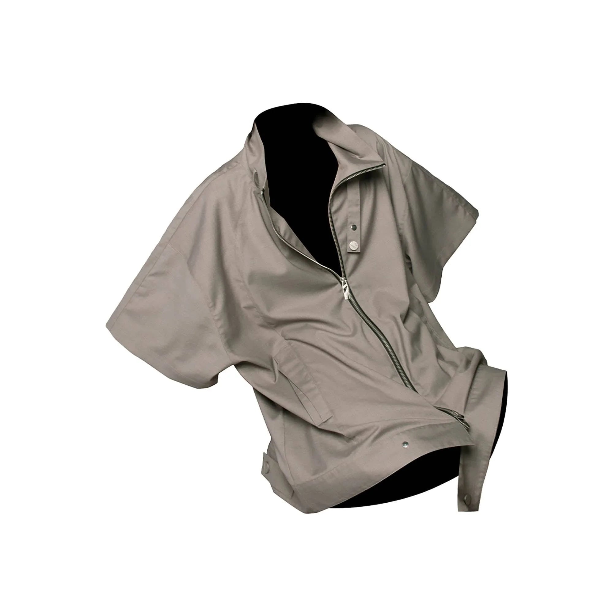 RELABEL Utility Stand Collar Half-Sleeve Jacket
