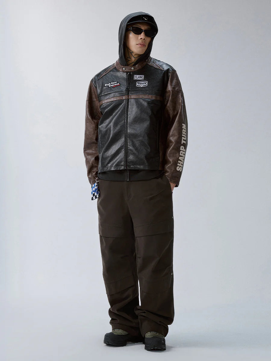 F2CE Destructured Pleated-knee Cargo Pants