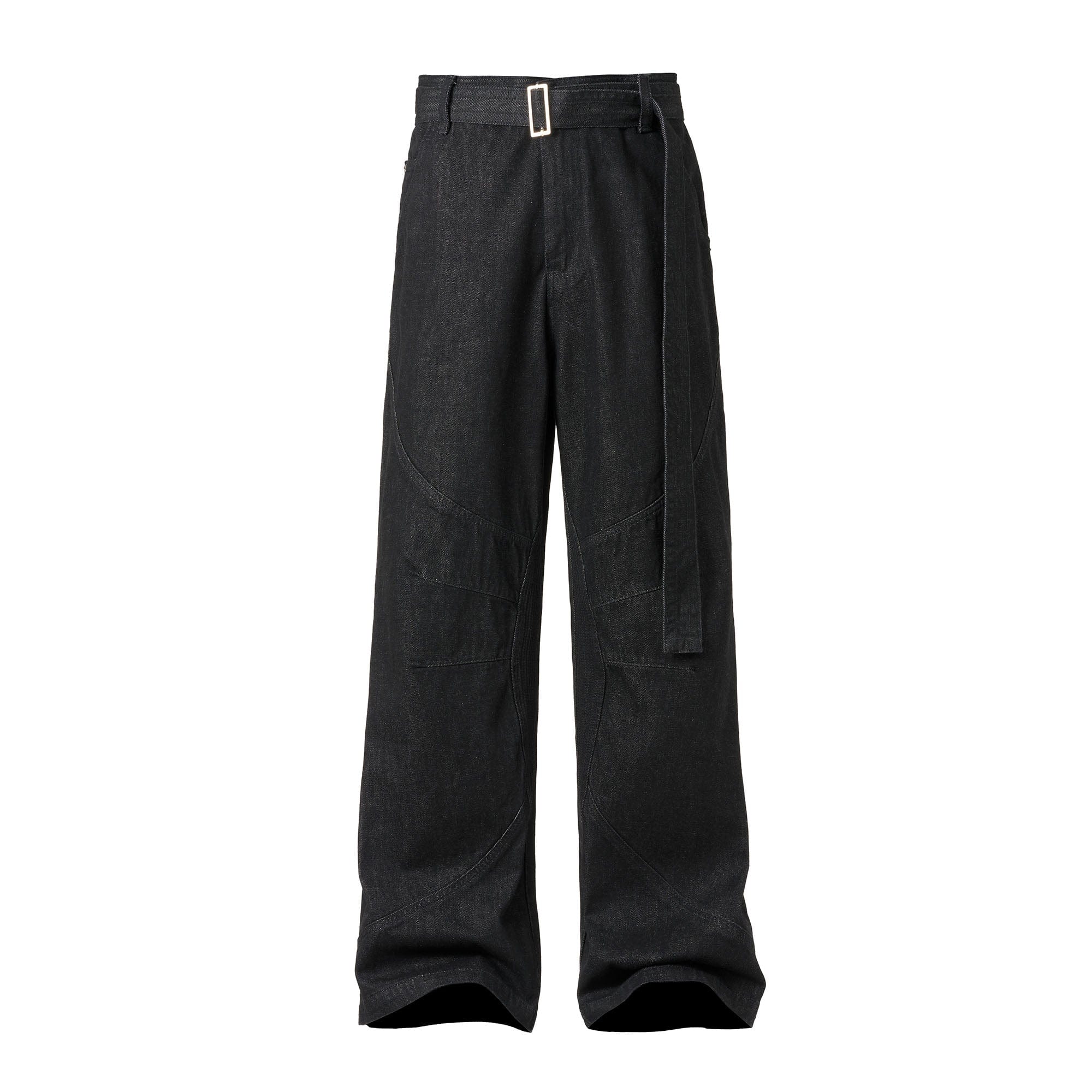 CATSSTAC Essential Panel Belt Wide-Leg Jeans