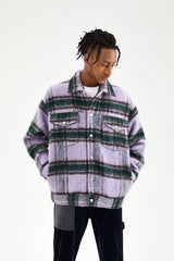 BONELESS Mohair Plaid Jacket
