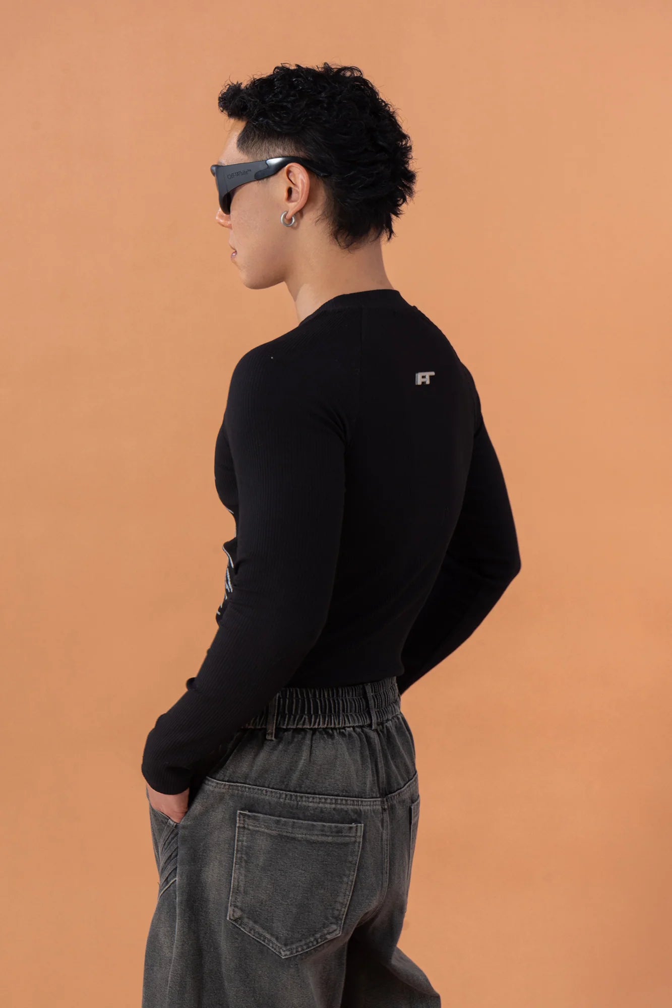 CLP Ribcage Graphic Fitted Long Sleeve Tee
