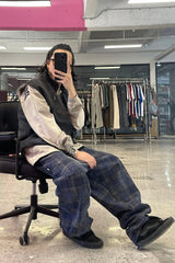 ME DA IGUAL Plaid Tapered Pants