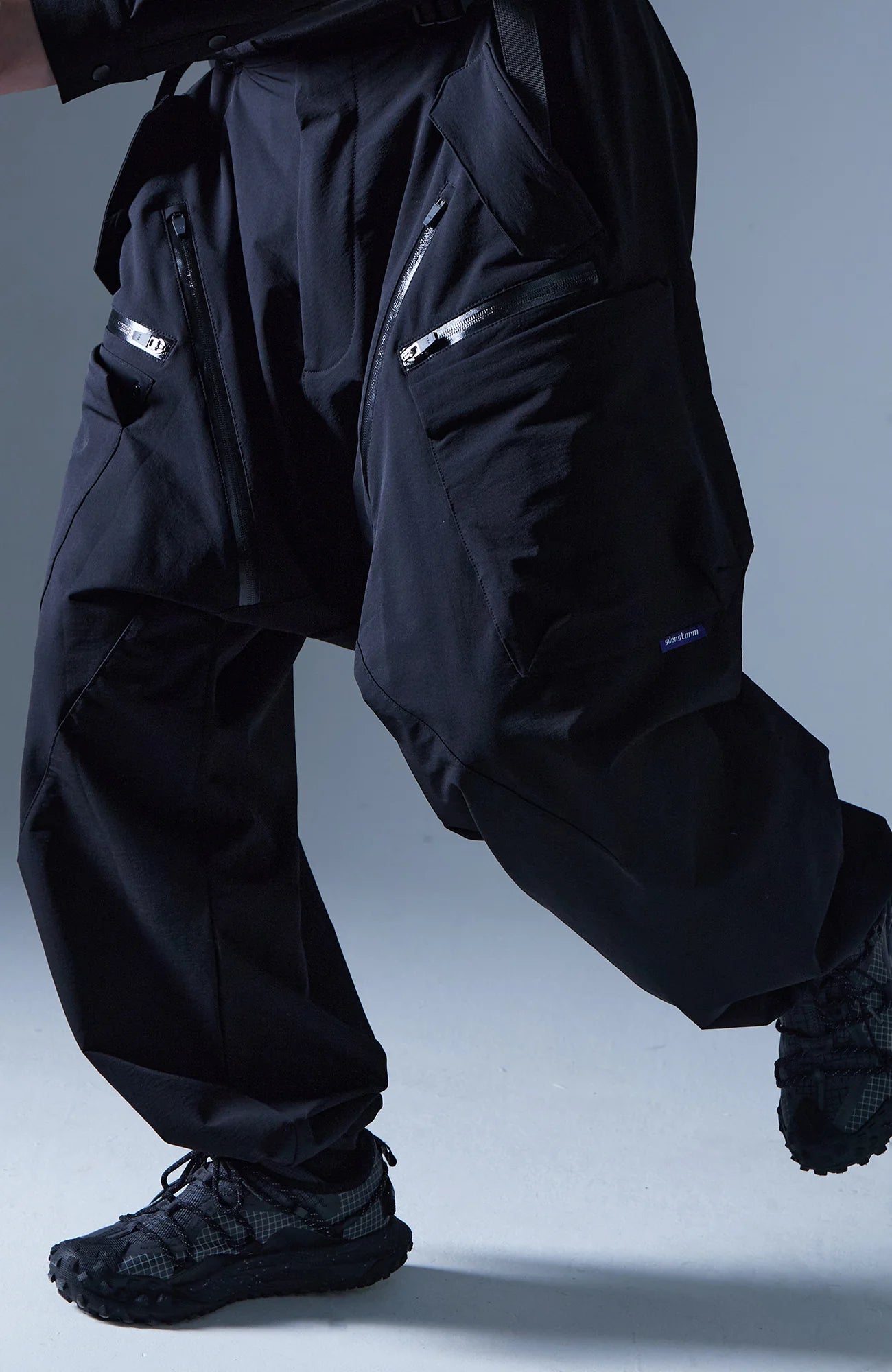SILENSTORM Techwear Drop-Crotch Trousers